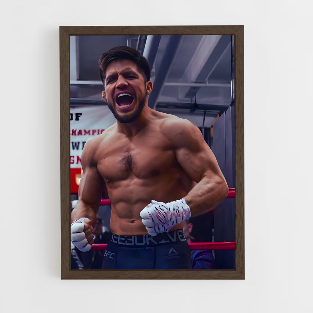 Poster La Rage du Ring – affiche MMA (vue 5)